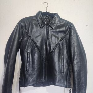 Interstate Leather Motorcycle Biker Women's Jacket
